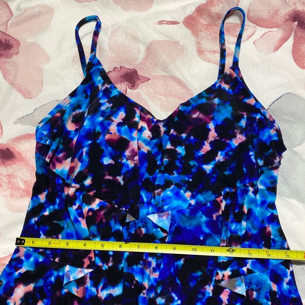 Magicsuit Rita Tankini Ruffled Beachy Bathing Suit Top Size 10 - Picture 11 of 13